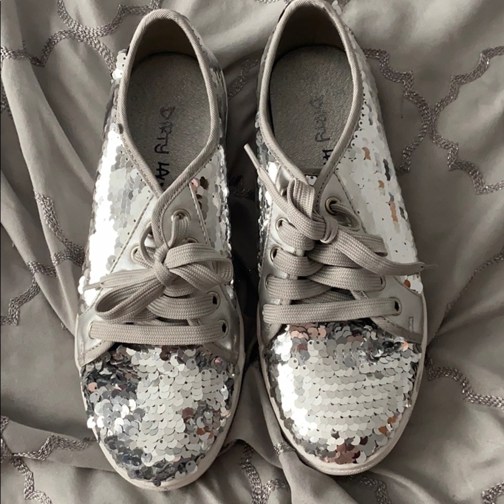 Sequin sneakers